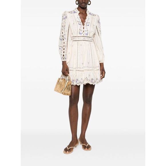 Zimmermann Women Patience Linen Mini Dress